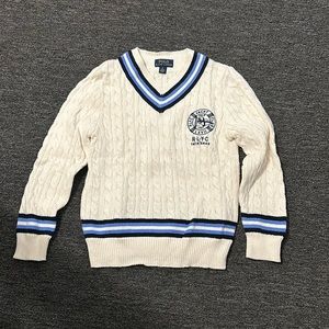 Ralph Lauren yacht club cable knit sweater size 6
